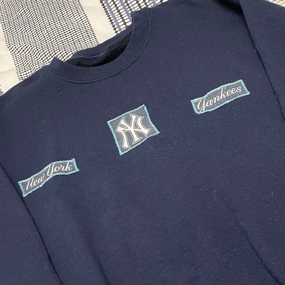 Custom Handmade New York Yankees Crewneck